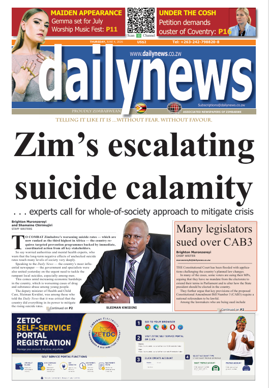 Thursday 4 June 2026